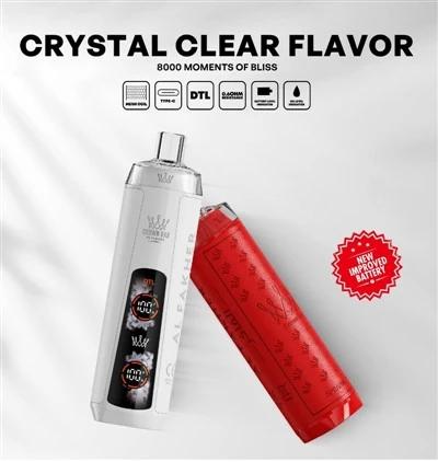 Alfakher Crystal Crown Bar 8000 Pro New Vape