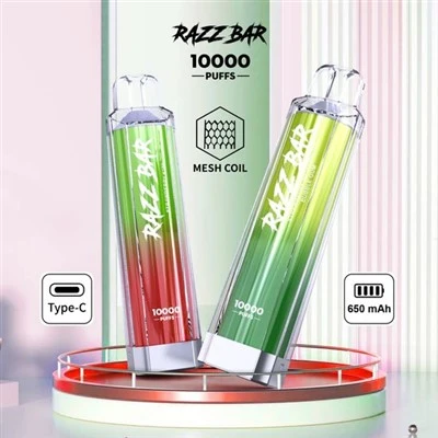 Razz Bar Crystal 10000 Puff