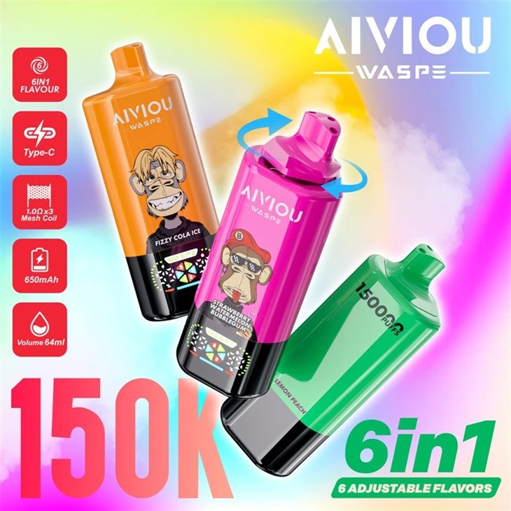 Waspe Aiviou 6 í 1 150000 puffs